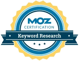 Moz certification, keyword research