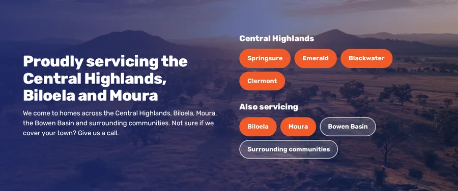 The NUKE areas serviced section